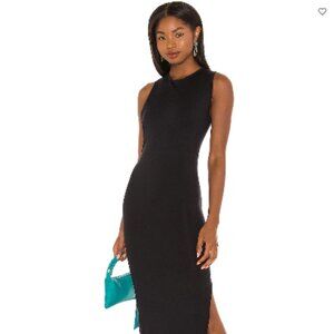 Simon Miller STRETCH LOU DRESS IN BLACK Size XS/S